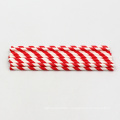 Biodegradable disposable 197 mm paper straws for drinking beverage